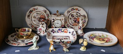 Lot 110 - Masons pottery, Aynsley Orchard Gold and...