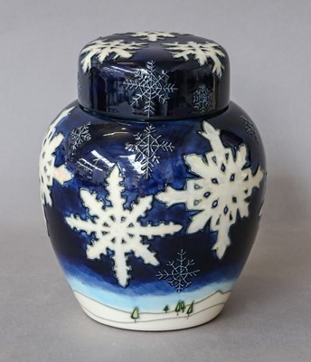 Lot 86 - A modern Moorcroft ginger jar and cover by...