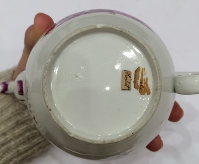 Lot 101 - A Höchst Porcelain Teapot and Cover, circa...