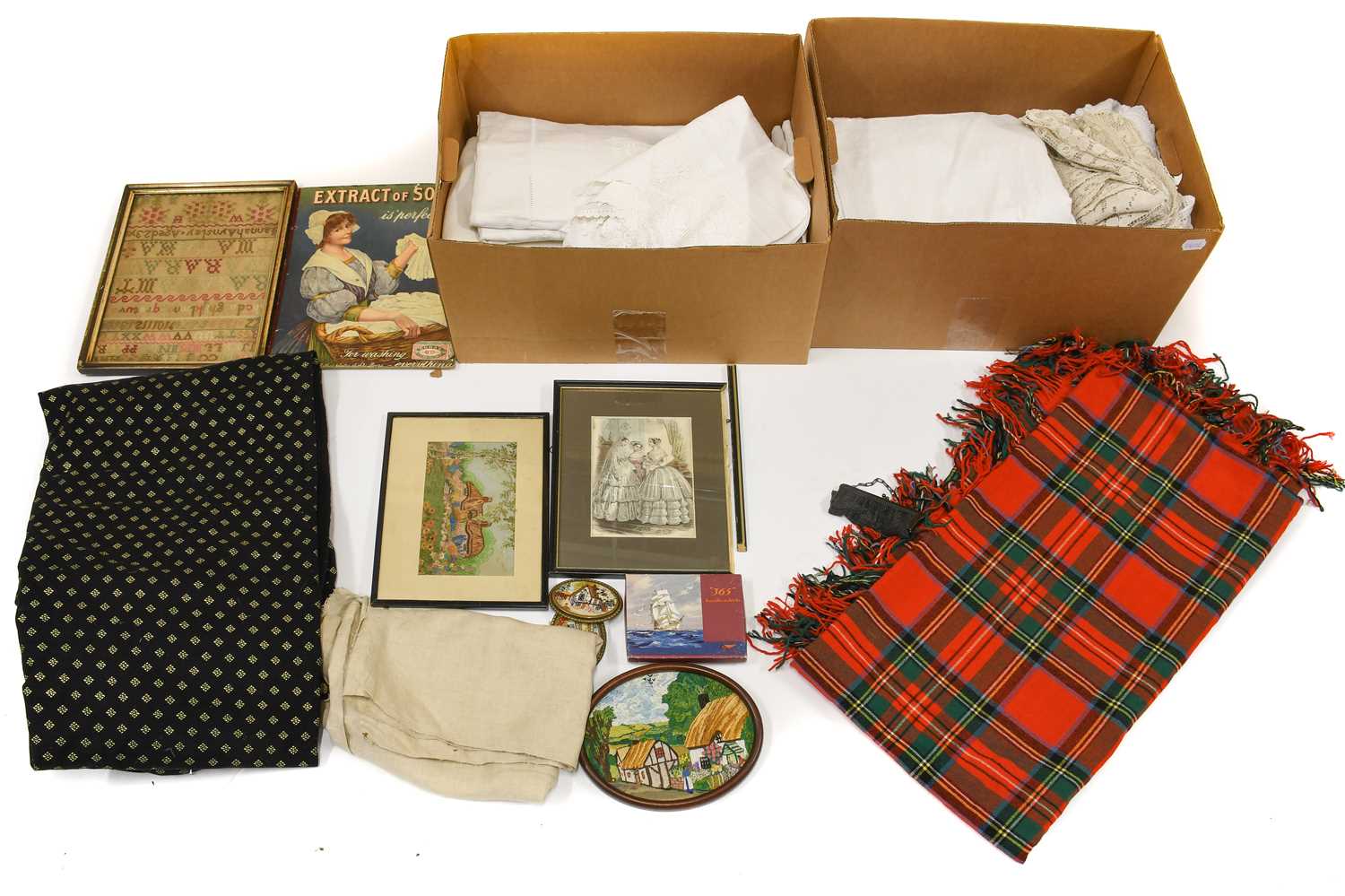 Lot 2116 - Assorted Costume and Textiles, comprising...