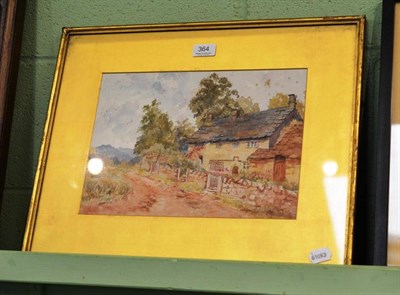 Lot 364 - A Wilkinson, Cottage Scene, signed, watercolour