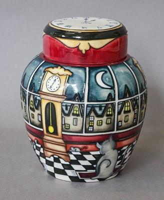 Lot 85 - A modern Moorcroft ginger jar and cover by...