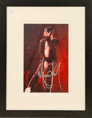 Lot 41 - Michael Jackson Autographed Photograph
