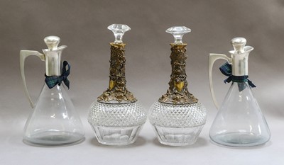 Lot 1 - Brierley glassware including wines; together...