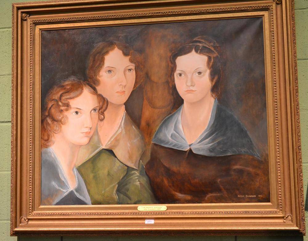 Lot 371 - Rosa Branson (Contemporary) The Bronte Sisters after Branwell, signed and dated 1993, oil on canvas