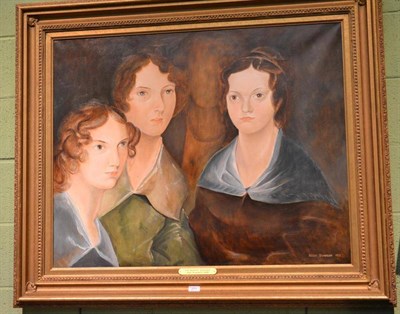 Lot 371 - Rosa Branson (Contemporary) The Bronte Sisters after Branwell, signed and dated 1993, oil on canvas