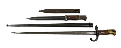 Lot 2320 - A French M1874 Gras Bayonet, the T section St....