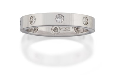Lot 2110 - An 18 Carat White Gold Diamond Eternity Ring
