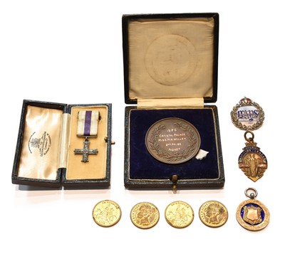 Lot 365 - A World War I Military Cross (M.C.) Miniature...