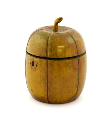 Lot 273 - A Stained Fruitwood Melon Tea...