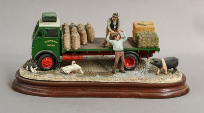 Lot 1006 - Border Fine Arts 'Afternoon Deliveries' (Lorry, Geese and Pig)