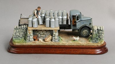 Lot 1034 - Border Fine Arts 'Morning Collection' (Milk Lorry)
