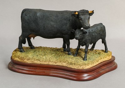 Lot 1087 - Border Fine Arts 'Dexter Cow and Calf'