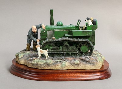 Lot 1038 - Border Fine Arts 'Starts First Time' (Fowler Diesel Crawler Mark VF)