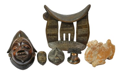 Lot 2398 - An Ethiopian Headrest, carved from a single...