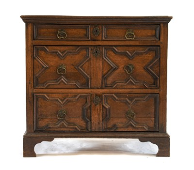 Lot 762 - A Late 17th Century Joined Oak...