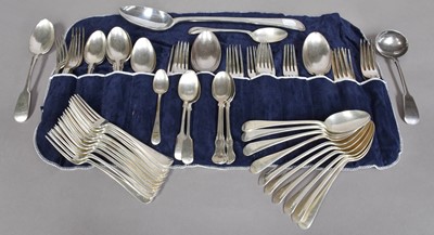 Lot 44 - A Set of Ten Canadian Silver Dessert-Spoons,...