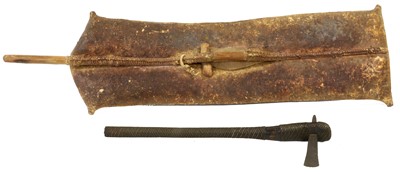 Lot 2339 - A Turkana Hide Shield, Kenya, of elongated...