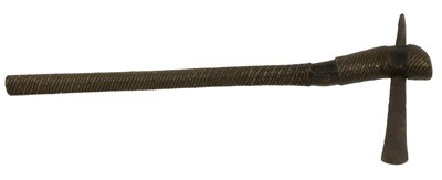 Lot 2339 - A Turkana Hide Shield, Kenya, of elongated...