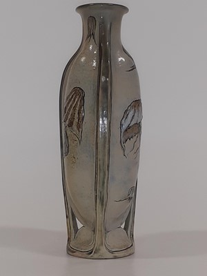 Lot 1043 - A Martin Brothers Stoneware Aquatic Vase,...