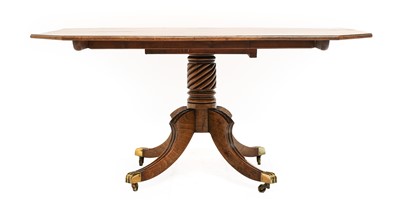 Lot 1330 - A Regency Mahogany and Rosewood-Crossbanded...