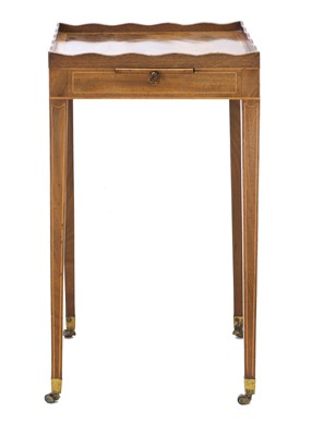 Lot 482 - A George III Mahogany, Boxwood-Strung and...