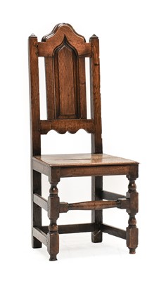 Lot 1163 - An 18th Century Joined Oak Chair