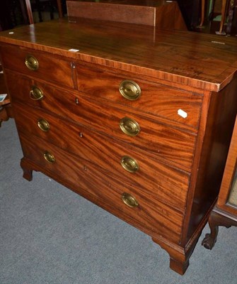 Lot 428 - A Georgian mahogany mule chest