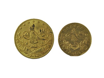 Lot 429 - ♦2 x Turkey, 19th Century Gold Coins of Abdul...