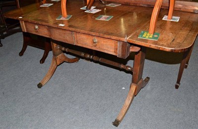 Lot 431 - A Regency rosewood sofa table