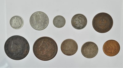 Lot 196 - ♦20 x USA, 19th and Early 20th Century Coins,...