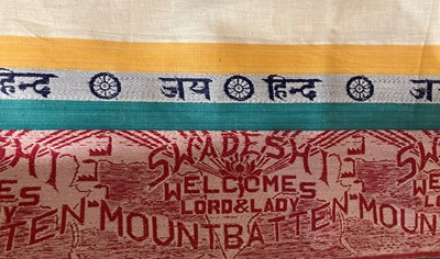 Lot 2022 - Two Early 20th Century Indian Souvenir Woven...