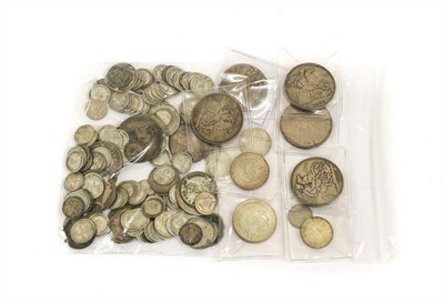 Lot 255 - Mixed British and Foreign Silver Coinage,...