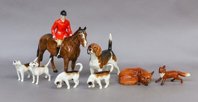 Lot 1139 - Beswick Hunting Group