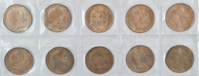 Lot 52 - ♦25 x Edward VII, Pennies, all 1903 (normal...