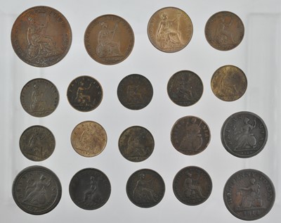 Lot 51 - ♦12 x Victoria, Copper & Bronze Coins...