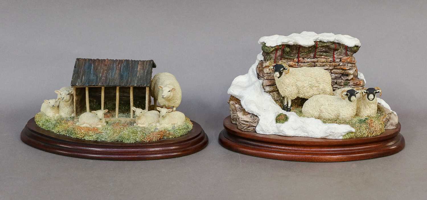 Lot 1105 - Border Fine Arts Sheep Models