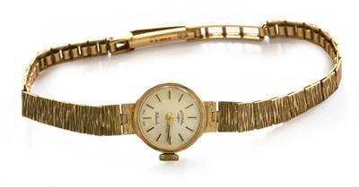 Lot 217 - A lady's 9 carat gold Rotary wristwatch,...