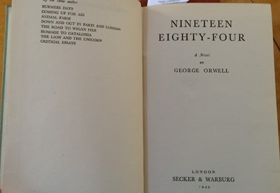 Lot 345 - Orwell (George) Nineteen Eighty-Four, Secker &...