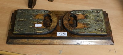 Lot 1073 - A Victorian brass mounted Rosewood Betjemann's...