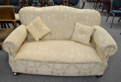 Lot 463 - A Victorian drop-end sofa, 137cm wide