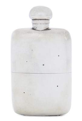 Lot 2274 - A George V Silver Spirit-Flask