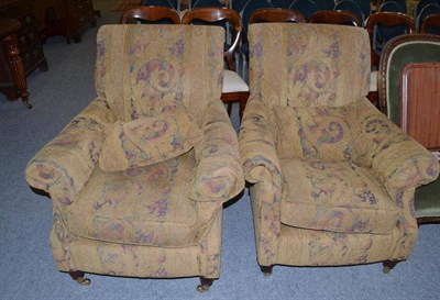 Lot 465 - Pair of modern armchairs