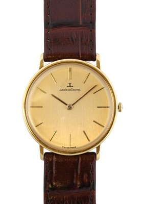 Lot 2203 - An 18 Carat Gold Wristwatch, signed Jaeger...