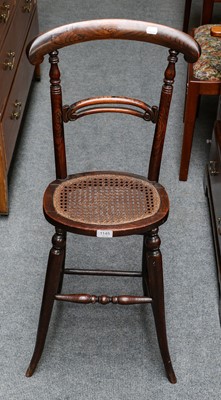 Lot 1145 - A Victorian simulated rosewood correction...