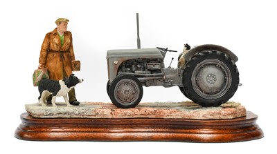 Lot 1008 - Border Fine Arts 'An Early Start' (Massey Ferguson Tractor)