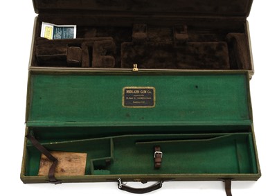 Lot 2423 - A Browning Canvas and Stitched Leather Shotgun...
