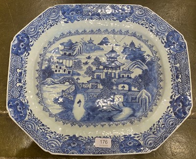 Lot 176 - A Chinese Porcelain Platter, Qianlong, of...