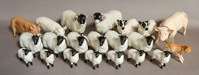 Lot 1154 - Beswick Farm Animals