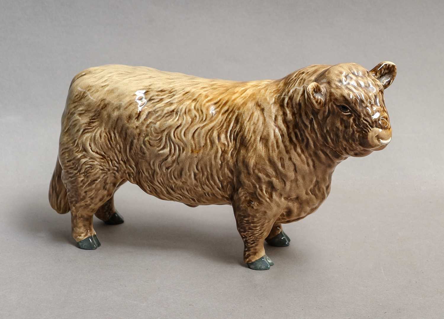 Lot 1160 - Beswick Galloway Bull - Silver Dunn